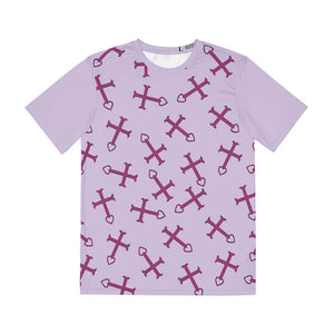 Erza Cross Heart Fusion Pattern T-Shirt