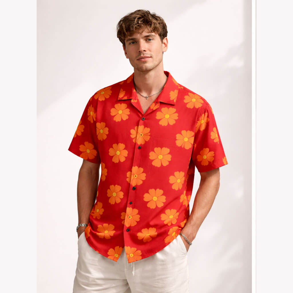 Akainu OP Button Up Hawaiian Shirt