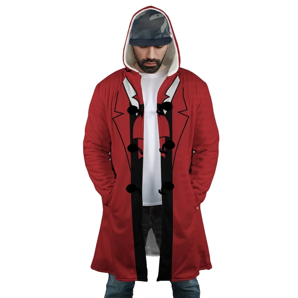 Alucard pentagram Hooded Cloak Coat