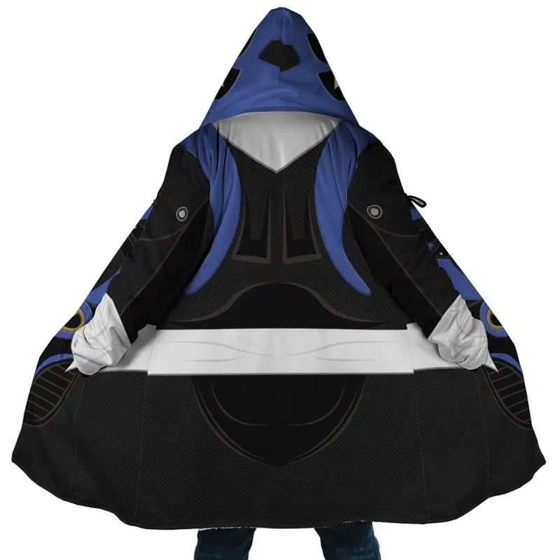 Blue Psycho Ranger Hooded Dream Cloak Coat