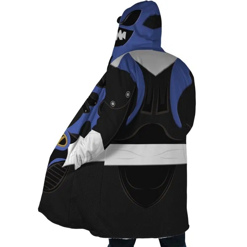 Blue Psycho Ranger Hooded Dream Cloak Coat