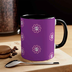 Boa Skull Snake Pattern Accent Coffee Mug