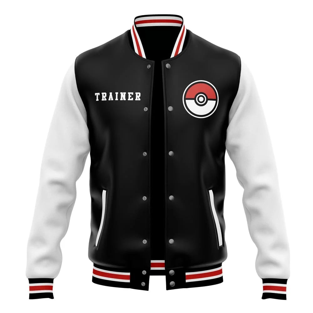 Poki Trainer Baseball Varsity Jacket