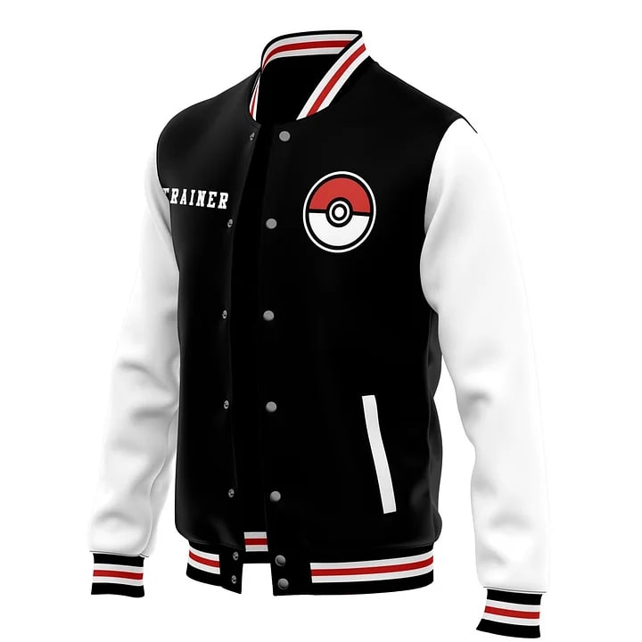 Poki Trainer Baseball Varsity Jacket
