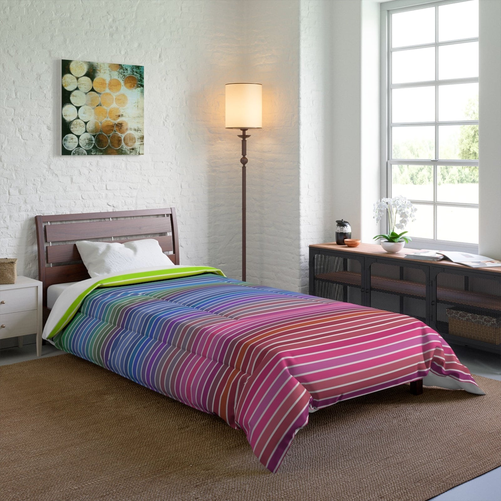 Colors of Love Glow Comforter Set Bedding