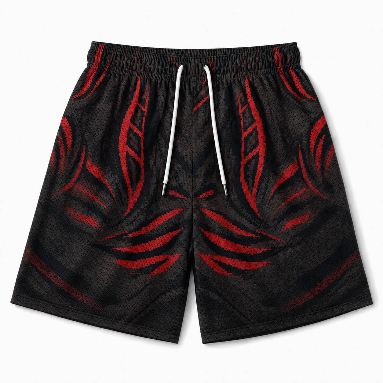 Crimson Oni Eclipse Mesh Shorts Back