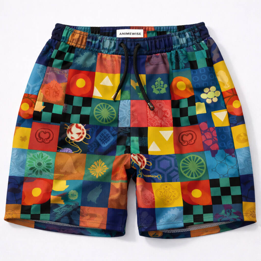 DS Patches Mesh Shorts