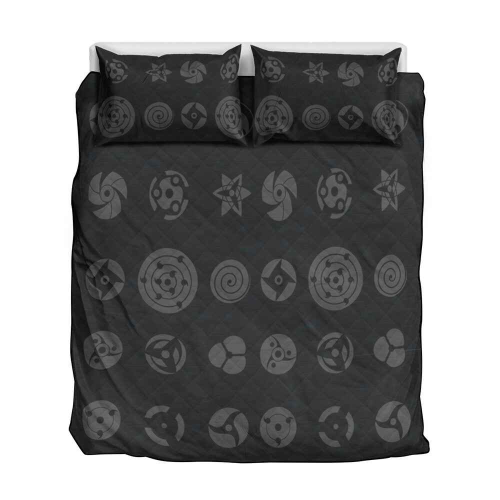 Eyes All Over Brushed Quilt Bedding