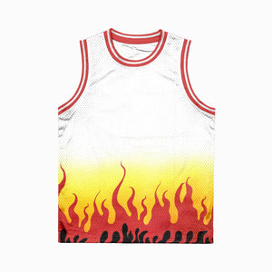 Flame Pillar Demon Corp Pattern Basketball Jersey
