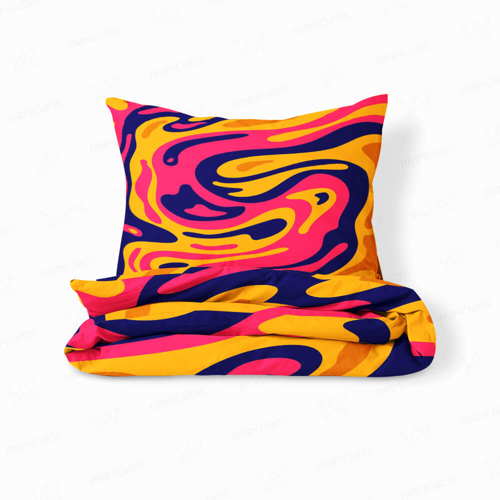 Fluid Abstract Pattern Comforter Bedding