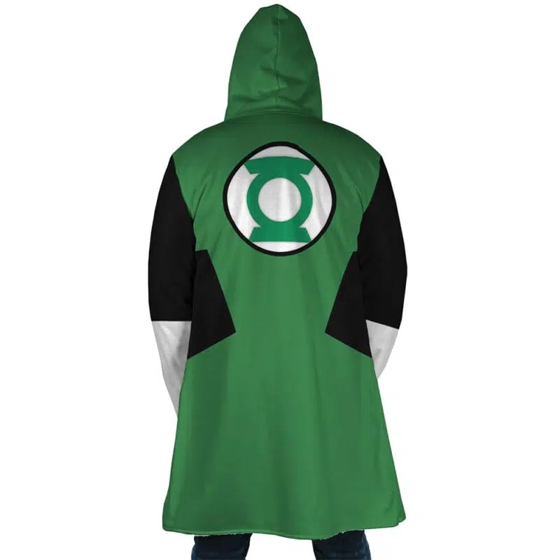 Green Lantern Hooded Cloak Coat