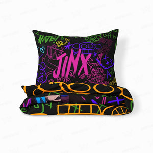 Jinx Neon Graffiti Comforter Bedding