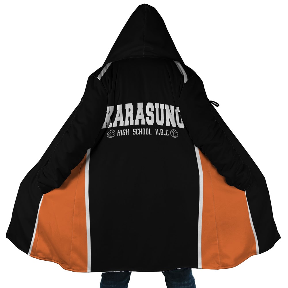 Hinata High School V.B.C Hooded Cloak Coat