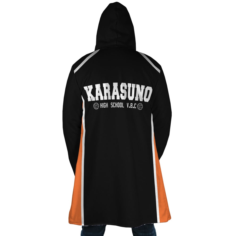 Hinata High School V.B.C Hooded Cloak Coat