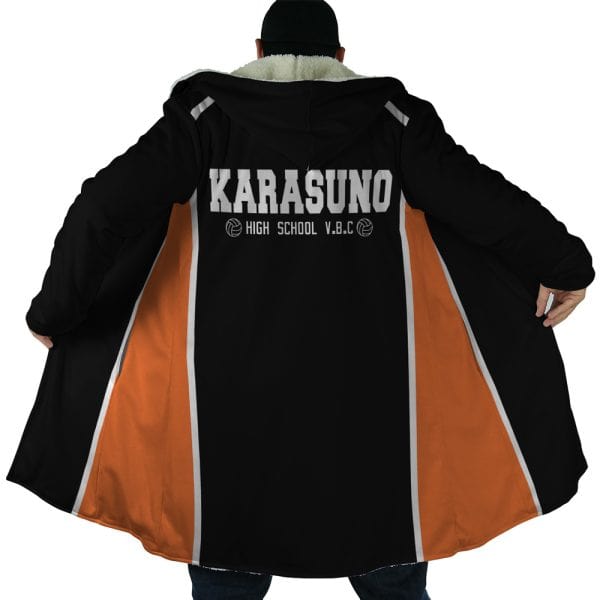 Hinata High School V.B.C Hooded Cloak Coat