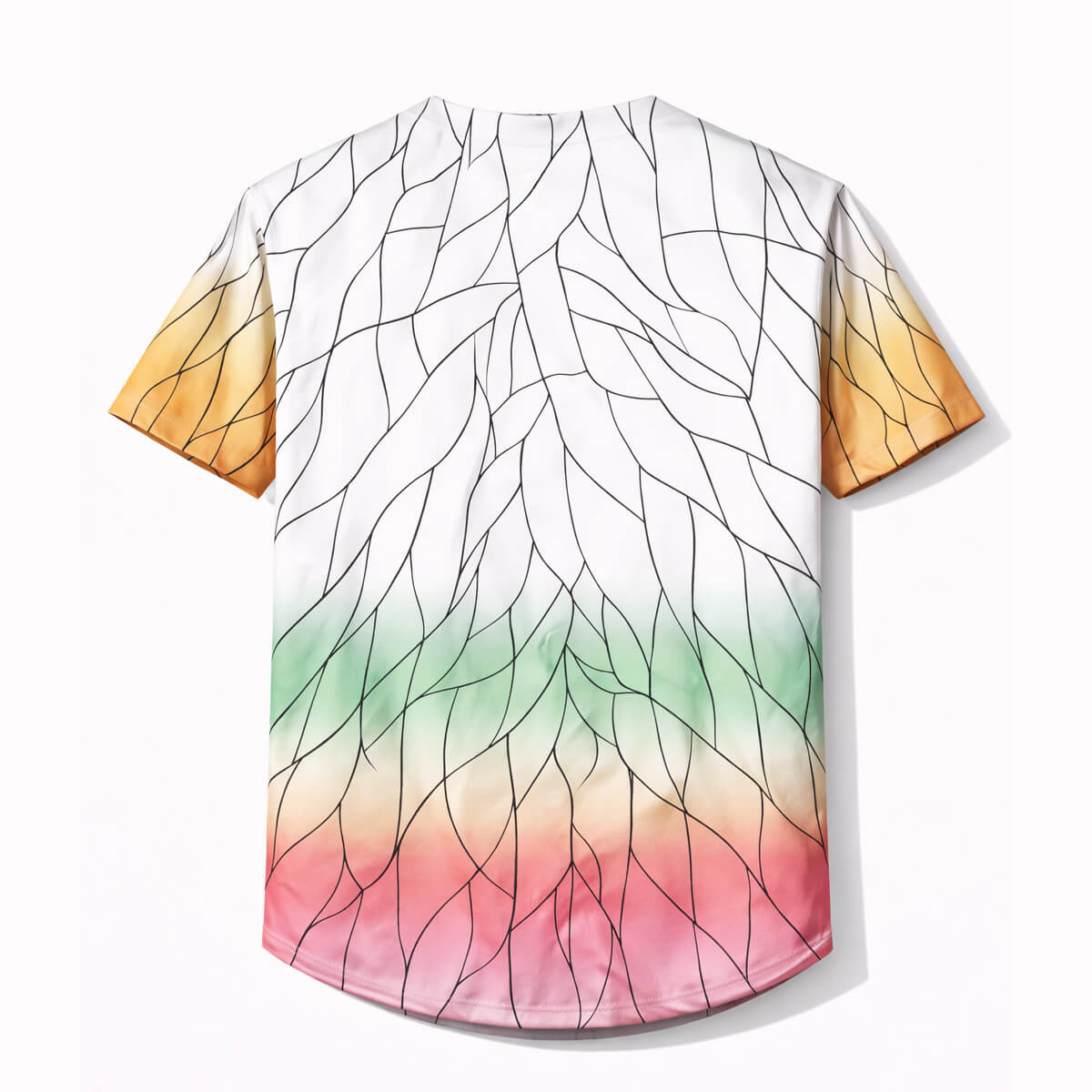 Insect Pillar Pattern Baseball Jersey