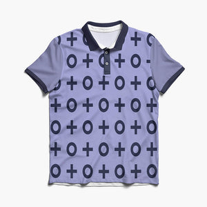 Kujo Seamless Pattern Polo Shirt