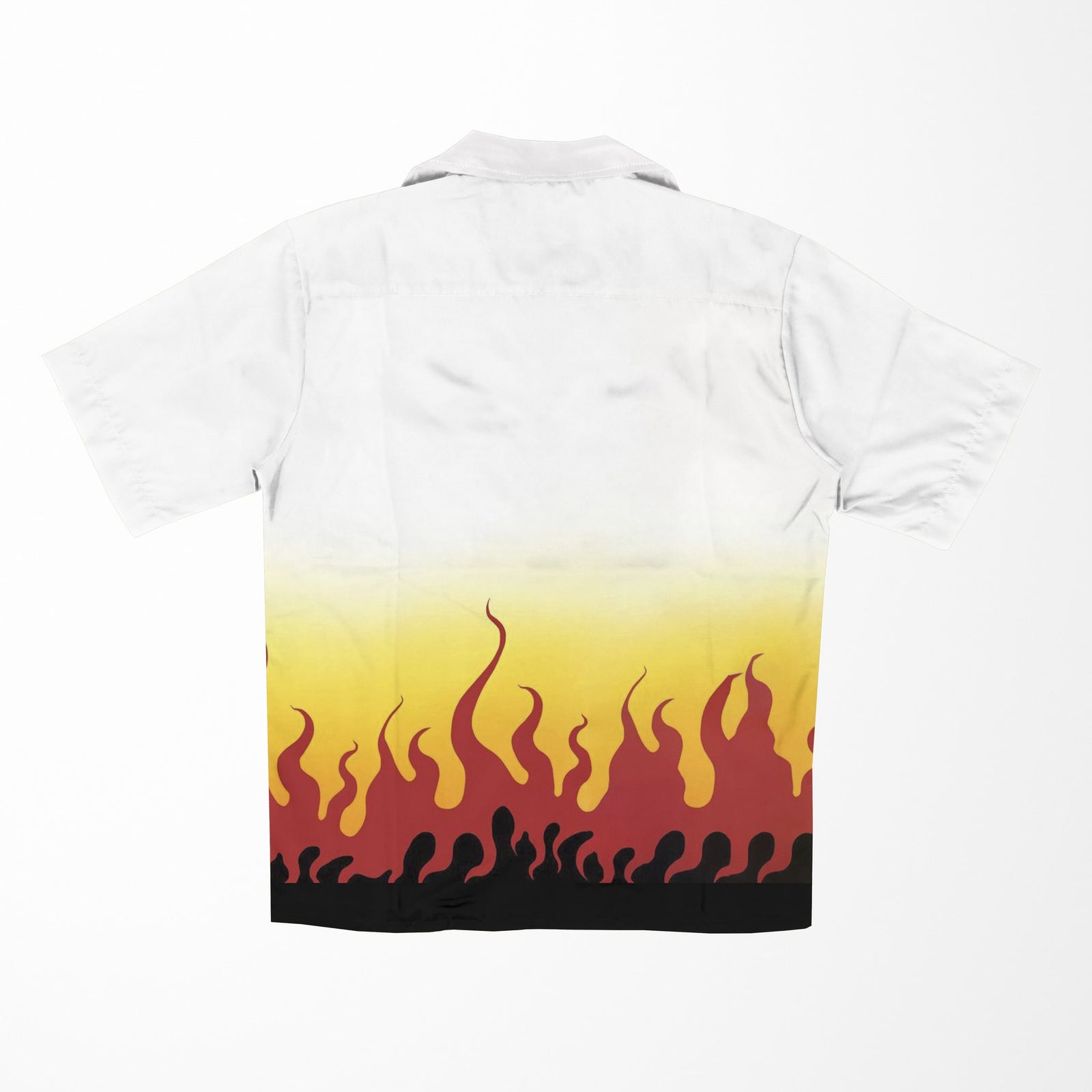 DS Classic Flame Pillar Button Up Hawaiian Shirt