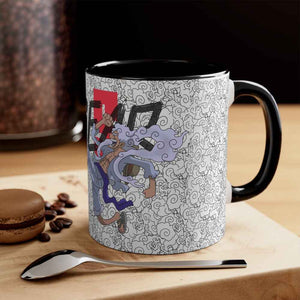 Luffy Gear 5 Pattern Accent Coffee Mug