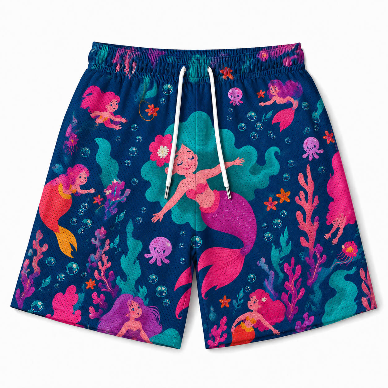 Mermaid Cove Mesh Shorts
