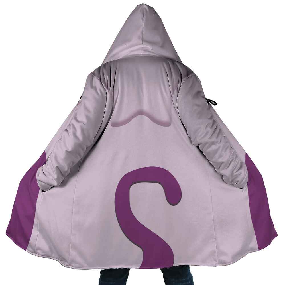 Mewtoo Pattern Hooded Dream Cloak Coat