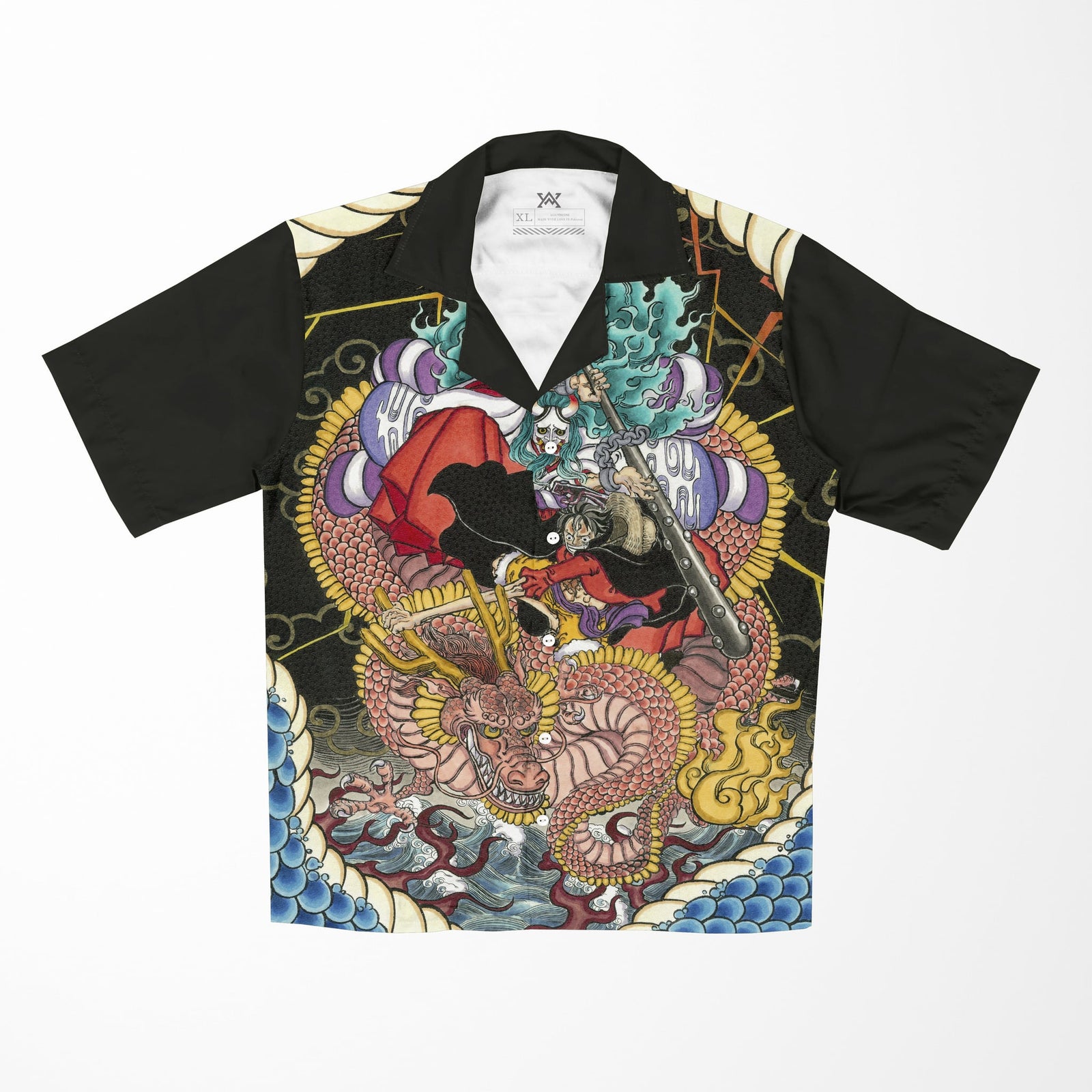 Luffy Yamato Wano Kuni Button Up Hawaiian Shirt
