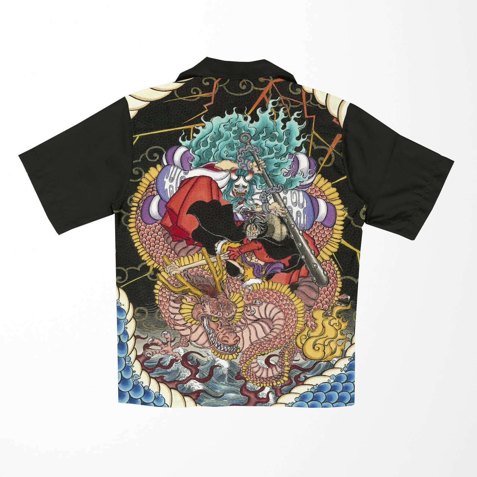 Luffy Yamato Wano Kuni Button Up Hawaiian Shirt