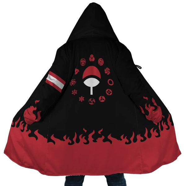 Uchiha Classic Cosplay Hooded Cloak Coat Anime Wise