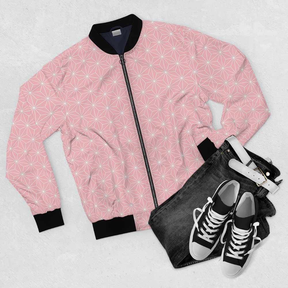 DS Nez Floral Pattern Bomber Jacket