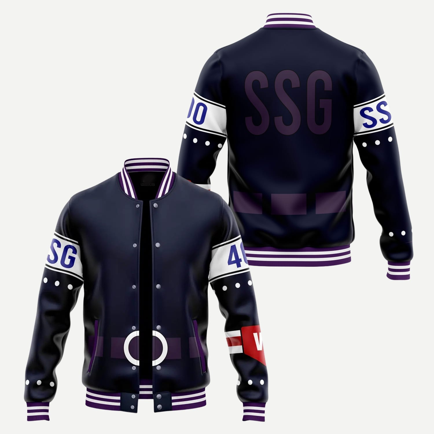 Robin Egghead Varsity Jacket