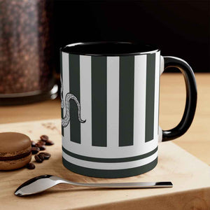 Snake Pillar Pattern Accent Coffee Mug