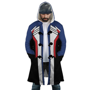 Overwatch Soldier 76 Hooded Cloak Coat