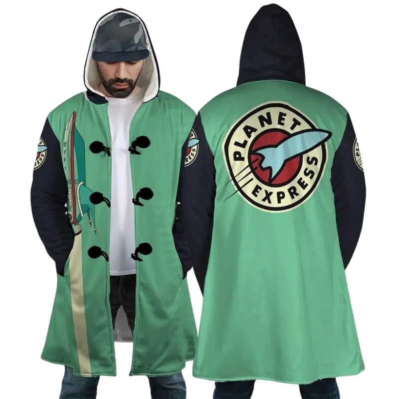 Planet Express Futurama Hooded Dream Cloak Coat