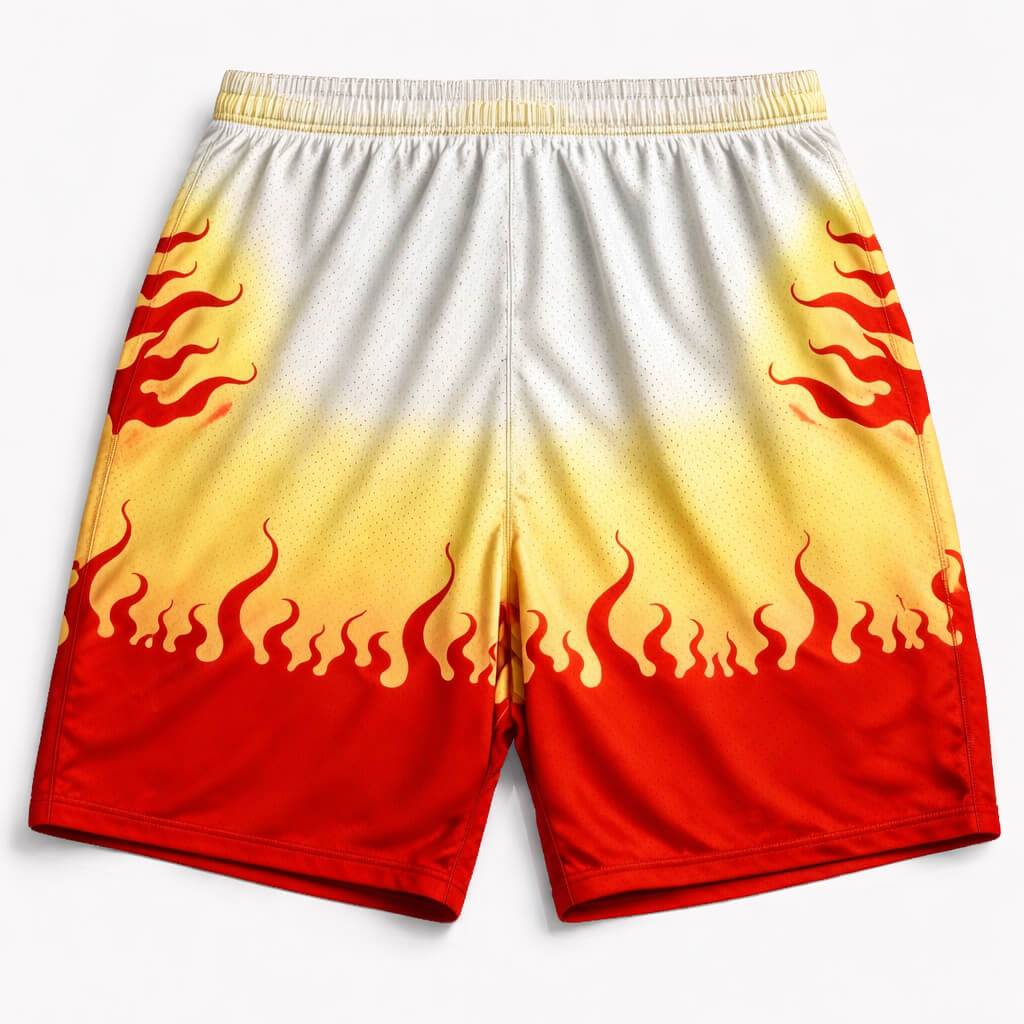 DS Flame Mesh shorts