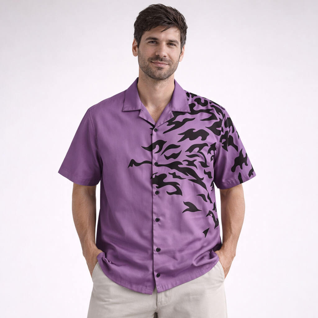 Curse Mark Button Up Shirt