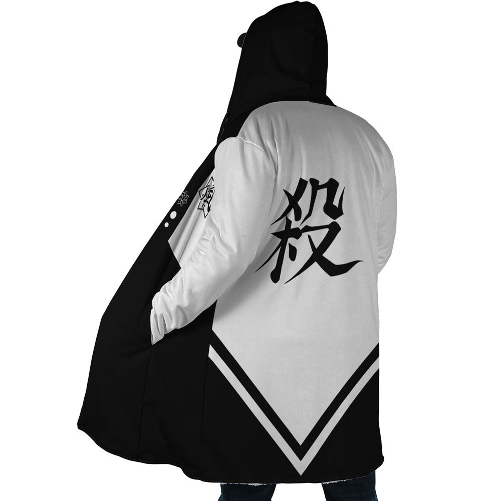 DS wind Pillar Hooded Cloak Coat