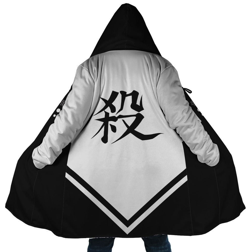 DS wind Pillar Hooded Cloak Coat