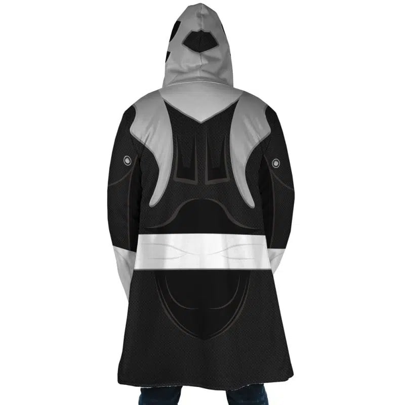 Silver Psycho Ranger Hooded Dream Cloak Coat