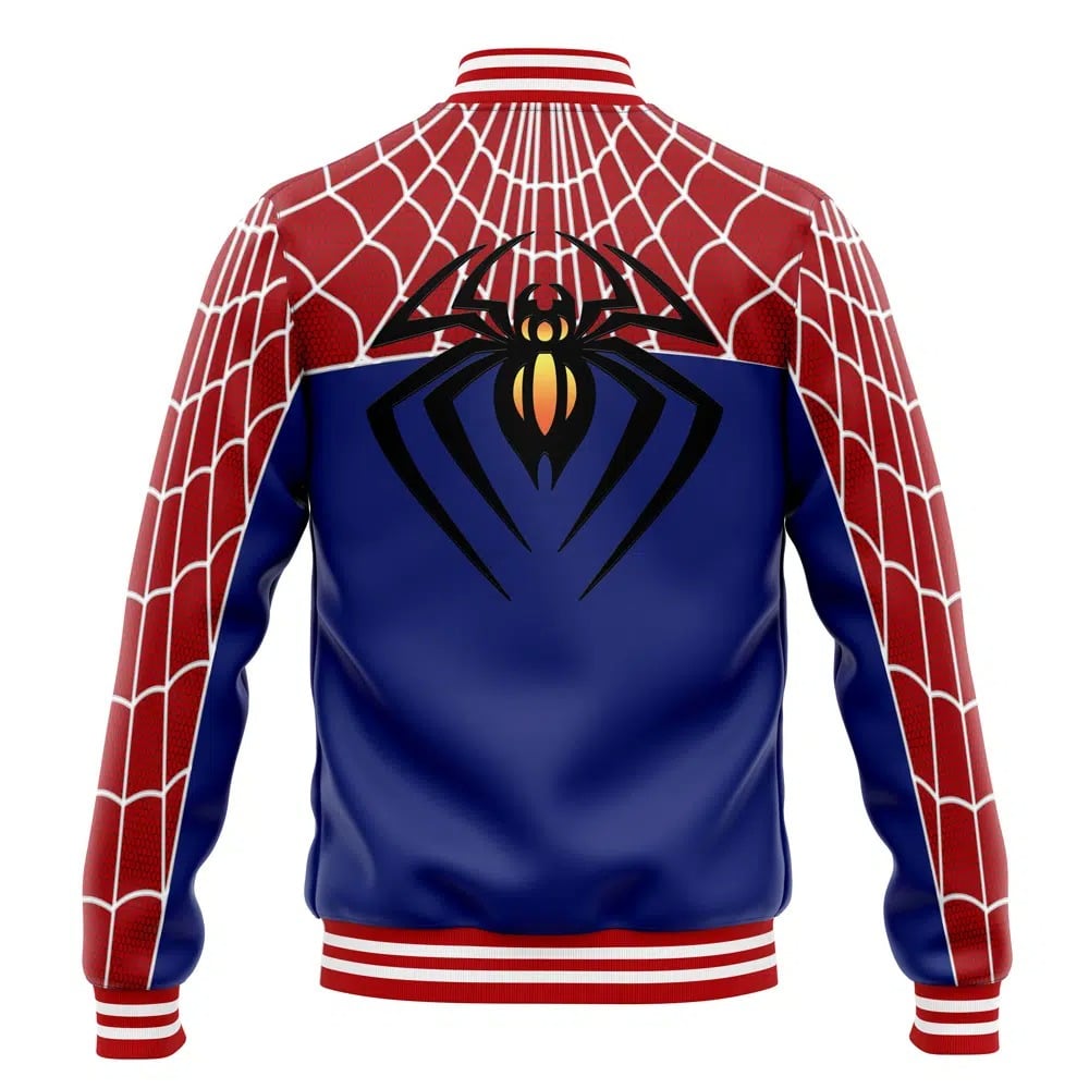 Spiderman Web Varsity Jacket