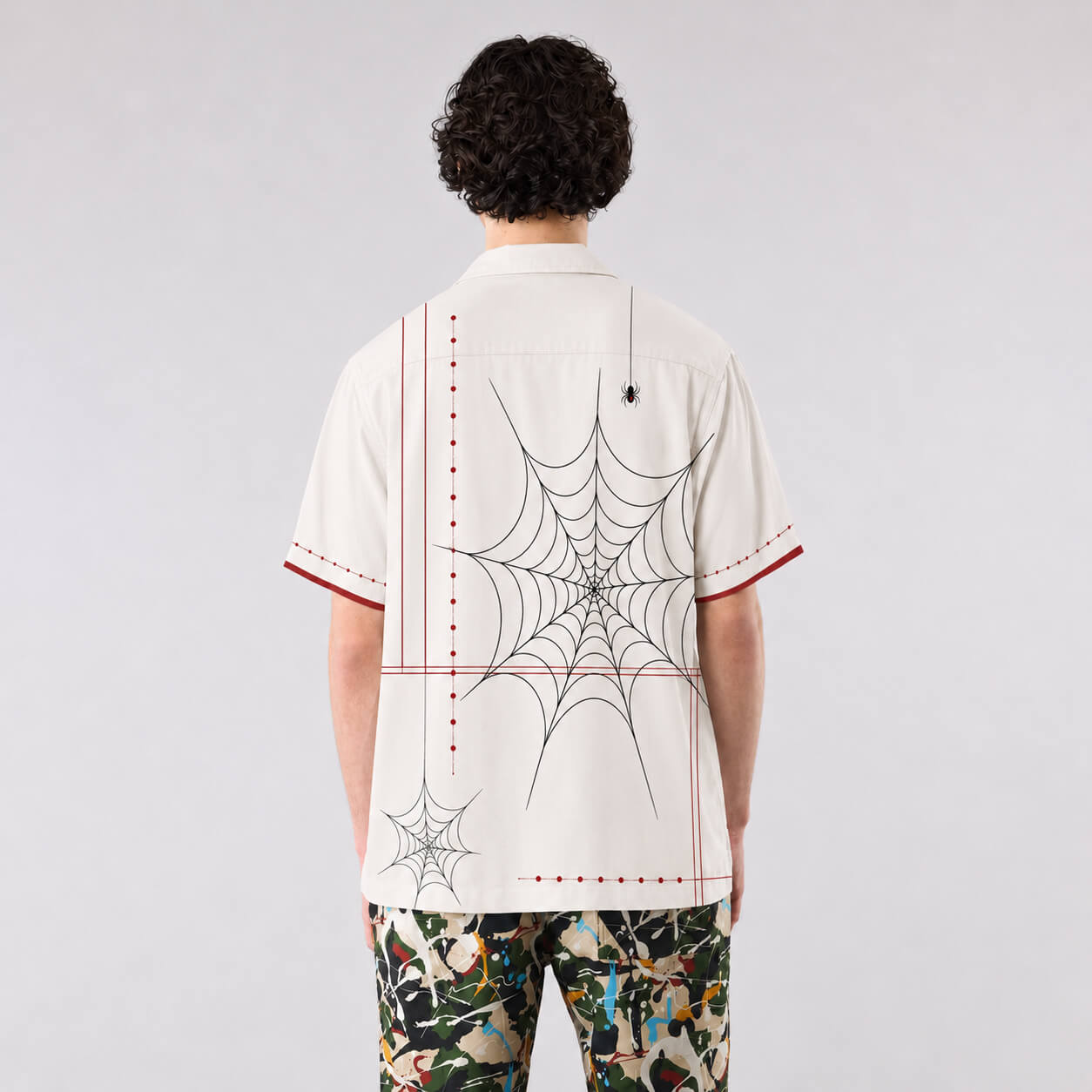 Spiderweb Button-Up Shirt