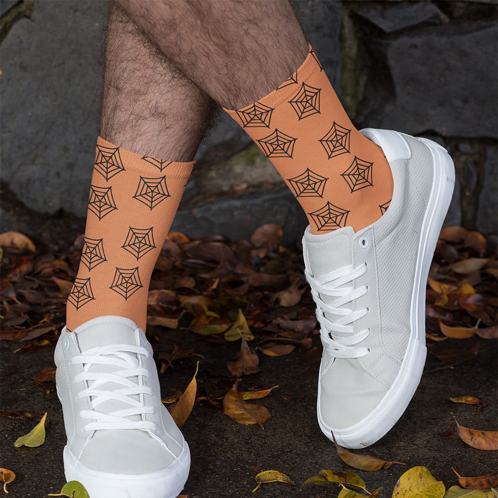 Spidey Web Pattern Socks