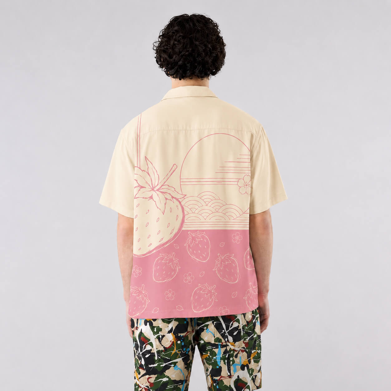 Strawberry Bloom Hawaiian Shirt