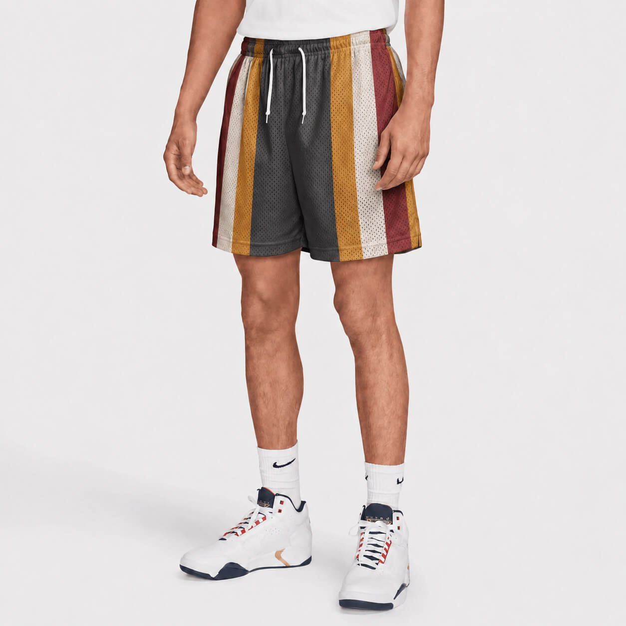 Sundown Strips Mesh Shorts