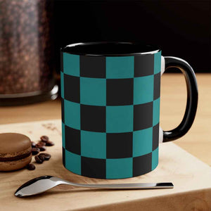 kimetsu Classic Green Check Accent Coffee Mug