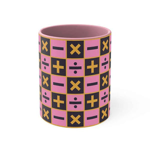 Trish Classic Pattern Color Blend Accent Coffee Mug