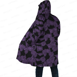 Twelve Kizuki Upper Rank One Demon Corp Hooded Cloak Coat