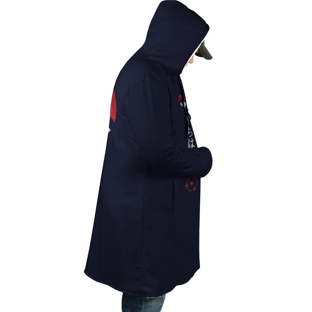 Shinobi Clan Emblem Hooded Cloak Coat