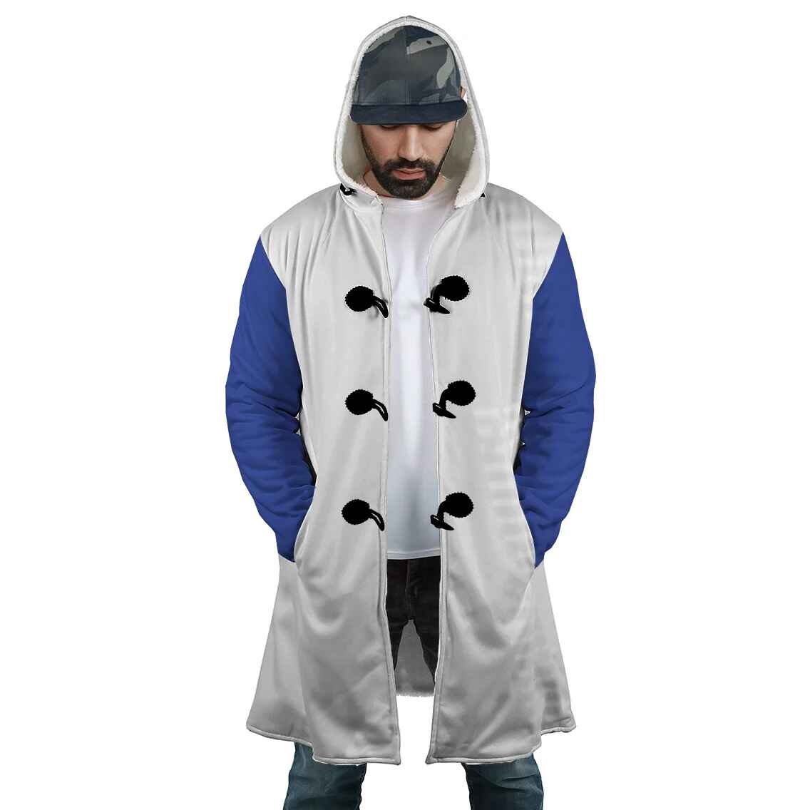 DBZ Classic Emblem Hooded Cloak Coat