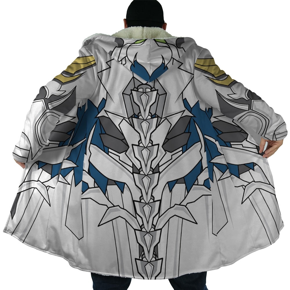 DxD White Dragon Emperors Hooded Cloak Coat