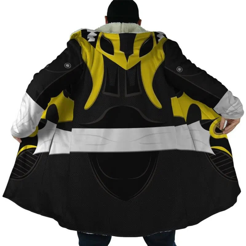 Yellow Psycho Ranger Hooded Dream Cloak Coat